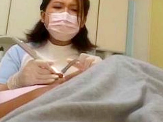 Japanese MILF's Dental Exam Tease Leaves Patient with a Raging Hard-On